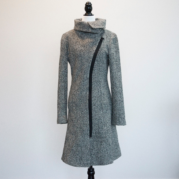 Bedo Femme Jackets & Blazers - Bedo Femme Long Wool Coat in Grey